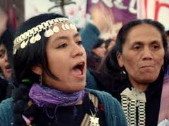 Mujer Mapuche en Argentina